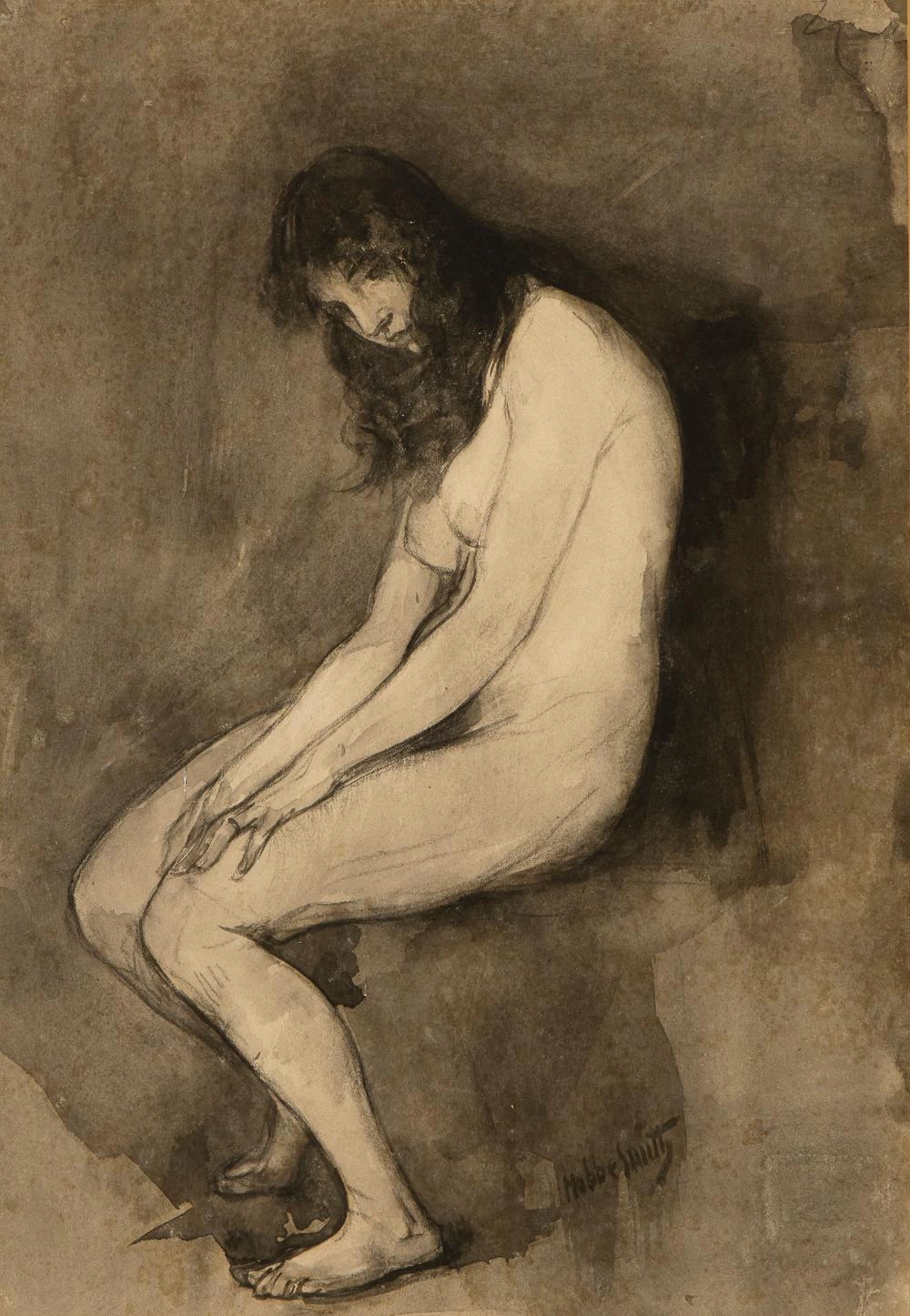 Nudo seduto 1